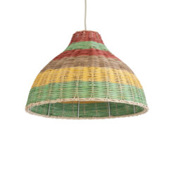 Alternative view of GLOBOSTAR® CABALLEROS 02053 Boho Κρεμαστό Φωτιστικό Οροφής με Ντουί 1 x E27 AC 220-240V IP20 - Πολύχρωμο - Μ40 x Π40 x Υ27cm