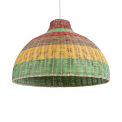 Alternative view of GLOBOSTAR® CABALLEROS 02054 Boho Κρεμαστό Φωτιστικό Οροφής με Ντουί 1 x E27 AC 220-240V IP20 - Πολύχρωμο - Μ70 x Π70 x Υ48cm