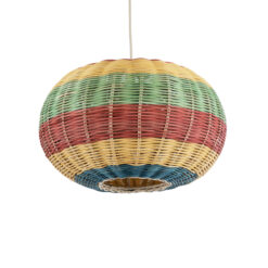 Alternative view of GLOBOSTAR® CABALLEROS 02055 Boho Κρεμαστό Φωτιστικό Οροφής με Ντουί 1 x E27 AC 220-240V IP20 - Πολύχρωμο - Μ40 x Π40 x Υ25cm