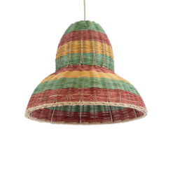 Alternative view of GLOBOSTAR® CABALLEROS 02057 Boho Κρεμαστό Φωτιστικό Οροφής με Ντουί 1 x E27 AC 220-240V IP20 - Πολύχρωμο - Μ40 x Π40 x Υ30cm