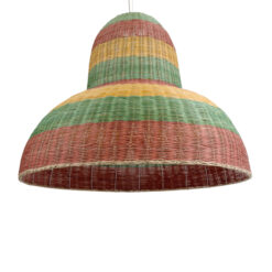 Alternative view of GLOBOSTAR® CABALLEROS 02059 Boho Κρεμαστό Φωτιστικό Οροφής με Ντουί 1 x E27 AC 220-240V IP20 - Πολύχρωμο - Μ100 x Π100 x Υ80cm