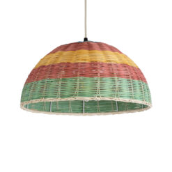 Alternative view of GLOBOSTAR® CABALLEROS 02060 Boho Κρεμαστό Φωτιστικό Οροφής με Ντουί 1 x E27 AC 220-240V IP20 - Πολύχρωμο - Μ40 x Π40 x Υ20cm