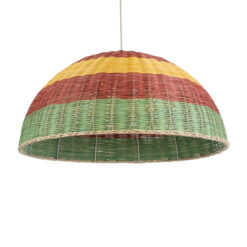Alternative view of GLOBOSTAR® CABALLEROS 02061 Boho Κρεμαστό Φωτιστικό Οροφής με Ντουί 1 x E27 AC 220-240V IP20 - Πολύχρωμο - Μ70 x Π70 x Υ34cm