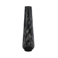 Alternative view of GLOBOSTAR® MAMIZU 02110 Boho Επιδαπέδιο Φωτιστικό με Ντουί 1 x E27 AC 220-240V IP20 - Μαύρο - Μ28 x Π28 x Υ93cm