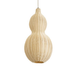Alternative view of GLOBOSTAR® KINGSTOWN 02168 Boho Κρεμαστό Φωτιστικό Οροφής με Ντουί 1 x E27 AC 220-240V IP20 - Μπεζ - Μ30 x Π30 x Υ60cm