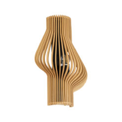 Alternative view of GLOBOSTAR® MIHIRO 02174 Boho Φωτιστικό Τοίχου - Απλίκα με Ντουί 1 x E27 AC 220-240V IP20 - Μπεζ - Μ25 x Π13 x Υ40cm