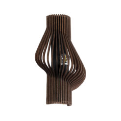 Alternative view of GLOBOSTAR® MIHIRO 02175 Boho Φωτιστικό Τοίχου - Απλίκα με Ντουί 1 x E27 AC 220-240V IP20 - Καφέ - Μ25 x Π13 x Υ40cm
