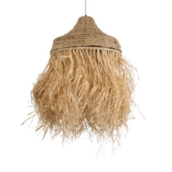 Alternative view of GLOBOSTAR® PORTOFERRAIO 02185 Boho Κρεμαστό Φωτιστικό Οροφής με Ντουί 1 x E27 AC 220-240V IP20 - Μπεζ - Μ50 x Π50 x Υ80cm