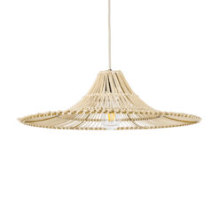 Alternative view of GLOBOSTAR® PALERMO 02208 Boho Κρεμαστό Φωτιστικό Οροφής με Ντουί 1 x E27 AC 220-240V IP20 - Μπεζ - Μ60 x Π60 x Υ20cm