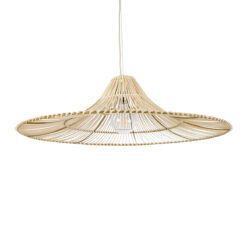 Alternative view of GLOBOSTAR® PALERMO 02209 Boho Κρεμαστό Φωτιστικό Οροφής με Ντουί 1 x E27 AC 220-240V IP20 - Μπεζ - Μ100 x Π100 x Υ30cm
