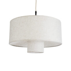 Alternative view of GLOBOSTAR® MARIGOLD 02226 Boho Κρεμαστό Φωτιστικό Οροφής με Ντουί 1 x E27 AC 220-240V IP20 - Λευκό - Μ48 x Π48 x Υ27cm