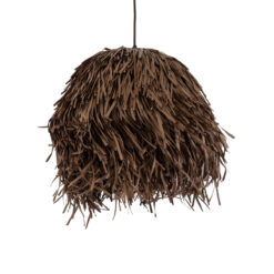 Alternative view of GLOBOSTAR® GUADELOUPE 02293 Boho Κρεμαστό Φωτιστικό Οροφής με Ντουί 1 x E27 AC 220-240V IP20 - Καφέ - Μ50 x Π50 x Υ40cm