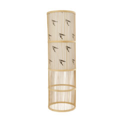 Alternative view of GLOBOSTAR® FALKLAND 02307 Boho Επιδαπέδιο Φωτιστικό με Ντουί 1 x E27 AC 220-240V IP20 - Μπεζ - Μ30 x Π30 x Υ100cm