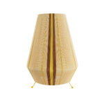 GLOBOSTAR® SALERNO 02331 Boho Επιδαπέδιο Φωτιστικό με Ντουί 1 x E27 AC 220-240V IP20 – Μπεζ & Καφε – Μ50 x Π50 x Υ70cm