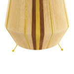 GLOBOSTAR® SALERNO 02331 Boho Επιδαπέδιο Φωτιστικό με Ντουί 1 x E27 AC 220-240V IP20 – Μπεζ & Καφε – Μ50 x Π50 x Υ70cm