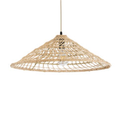 Alternative view of GLOBOSTAR® KAIA 02346 Boho Κρεμαστό Φωτιστικό Οροφής με Ντουί 1 x E27 AC 220-240V IP20 - Μπεζ - Μ60 x Π60 x Υ20cm