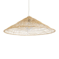 Alternative view of GLOBOSTAR® KAIA 02347 Boho Κρεμαστό Φωτιστικό Οροφής με Ντουί 1 x E27 AC 220-240V IP20 - Μπεζ - Μ80 x Π80 x Υ26cm
