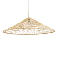 Alternative view of GLOBOSTAR® KAIA 02348 Boho Κρεμαστό Φωτιστικό Οροφής με Ντουί 1 x E27 AC 220-240V IP20 - Μπεζ - Μ100 x Π100 x Υ30cm