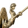GLOBOSTAR® MERMAID 02389 Vintage Φωτιστικό Τοίχου – Απλίκα με Ντουί 1 x E27 AC 220-240V IP20 – Μπρούτζινο & Πολύχρωμο – Μ17 x Π30 x Υ27cm