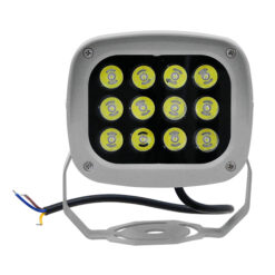 Alternative view of GLOBOSTAR® FLOODXENA 05015 Προβολέας Σποτ Wall Washer LED 12W 1440lm 10° AC 220-240V Αδιάβροχο IP65 Ψυχρό Λευκό 6000K - Bridgelux SMD Chip - Γκρι Ανθρακί - Μ13.5 x Π11 x Υ15cm - 3 Χρόνια Εγγύηση