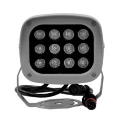 Alternative view of GLOBOSTAR® FLOOD-XENA 05021 Προβολέας Σποτ Wall Washer LED 24W 2400lm 10° AC 24V Αδιάβροχο IP65 RGB - Anthracite Grey - L13.5 x W11 x H15cm - 3 Years Warranty