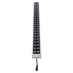 GLOBOSTAR® WASHERMOZA 90163 Μπάρα Φωτισμού Wall Washer LED 48W 4080lm 10-30° DC 24V Αδιάβροχο IP66 Πολύχρωμο RGB Dimmable – Bridgelux SMD Chip – Γκρι Ανθρακί – Μ100 x Π8.5 x Υ4cm – 3 Χρόνια Εγγύηση