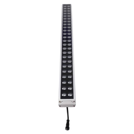 GLOBOSTAR® WASHERMOZA 90163 Μπάρα Φωτισμού Wall Washer LED 48W 4080lm 10-30° DC 24V Αδιάβροχο IP66 Πολύχρωμο RGB Dimmable – Bridgelux SMD Chip – Γκρι Ανθρακί – Μ100 x Π8.5 x Υ4cm – 3 Χρόνια Εγγύηση
