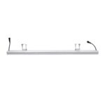 GLOBOSTAR® WASHERMOZA 90163 Μπάρα Φωτισμού Wall Washer LED 48W 4080lm 10-30° DC 24V Αδιάβροχο IP66 Πολύχρωμο RGB Dimmable – Bridgelux SMD Chip – Γκρι Ανθρακί – Μ100 x Π8.5 x Υ4cm – 3 Χρόνια Εγγύηση