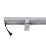 GLOBOSTAR® WASHERMOZA 90163 Μπάρα Φωτισμού Wall Washer LED 48W 4080lm 10-30° DC 24V Αδιάβροχο IP66 Πολύχρωμο RGB Dimmable – Bridgelux SMD Chip – Γκρι Ανθρακί – Μ100 x Π8.5 x Υ4cm – 3 Χρόνια Εγγύηση