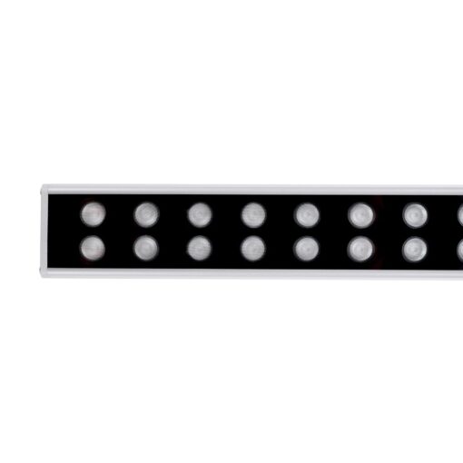 GLOBOSTAR® WASHERMOZA 90163 Μπάρα Φωτισμού Wall Washer LED 48W 4080lm 10-30° DC 24V Αδιάβροχο IP66 Πολύχρωμο RGB Dimmable – Bridgelux SMD Chip – Γκρι Ανθρακί – Μ100 x Π8.5 x Υ4cm – 3 Χρόνια Εγγύηση