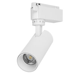 Alternative view of Globostar S-40012 Μονοφασικό Bridgelux COB LED Λευκό Φωτιστικό Σποτ Ράγας 10W 230V 1200lm 30° Θερμό Λευκό 3000k