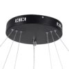 kelvo® NEMESIS KLV-101-0220-V2 Κρεμαστό Φωτιστικό Οροφής LED 120W 12000lm 180° AC 220-240V IP20 Ρυθμιζόμενο Λευκό CCT με Χειριστήριο από 2700K έως 6000K Dimmable – Lumileds SMD Chip – Μαύρο Ματ – Μ80 x Π80 x Υ80cm – 3 Χρόνια Εγγύηση