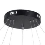 kelvo® NEMESIS KLV-101-0220-V2 Κρεμαστό Φωτιστικό Οροφής LED 120W 12000lm 180° AC 220-240V IP20 Ρυθμιζόμενο Λευκό CCT με Χειριστήριο από 2700K έως 6000K Dimmable – Lumileds SMD Chip – Μαύρο Ματ – Μ80 x Π80 x Υ80cm – 3 Χρόνια Εγγύηση