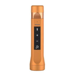 Alternative view of LED Φακός Επαναφορτιζόμενος 8W 800lm Χρυσός POWERBANK με Βάση Στήριξης Ποδηλάτου και Υποδοχές SD Card - USB με Ηχείο 3W Bluetooth GloboStar 06209