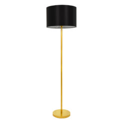 Alternative view of GLOBOSTAR® ASHLEY 00825 Μοντέρνο Επιδαπέδιο Φωτιστικό με Ντουί 1 x E27 AC 220-240V IP20 - Μαύρο & Χρυσό - Μ40 x Π40 x Υ148cm