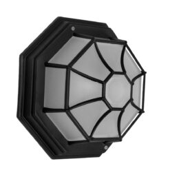 Alternative view of GLOBOSTAR® RUBY 00912 Vintage Φωτιστικό Οροφής με Ντουί 1 x E27 AC 220-240V IP20 - Μαύρο & Λευκό - Μ27 x Π27 x Υ12cm