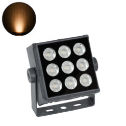 Alternative view of GLOBOSTAR® FLOODTINY 90367 Προβολέας Σποτ Wall Washer LED 27W 2835lm 3° DC 24V Αδιάβροχο IP65 Ultra Θερμό Λευκό 2200K Dimmable - Bridgelux SMD Chip - Γκρι Ανθρακί - Μ13.8 x Π16.4 x Υ7cm - 3 Χρόνια Εγγύηση