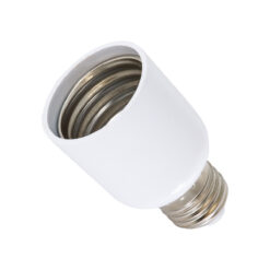 Alternative view of GloboStar® 79598 Πλαστικός Αντάπτορας Μετατροπέας από 1xE27 Ντουί σε 1xE40 Ντουί Λευκό