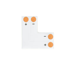 Alternative view of GLOBOSTAR® STRIPCON 70705 L Σύνδεσμος για Μονόχρωμη Ταινία LED 10mm σε 10mm IP20 - Λευκό - Μ2 x Π2 x Υ0.1cm