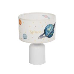 Alternative view of GLOBOSTAR® SATURN 204-0030 Παιδικό Επιτραπέζιο Φωτιστικό Πορτατίφ με Ντουί 1 x E27 AC 220-240V IP20 - Πολύχρωμο - Μ24 x Π24 x Υ32cm