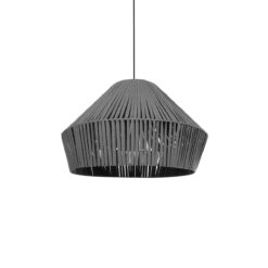 Alternative view of GLOBOSTAR® NUI 205-0066 Boho Κρεμαστό Φωτιστικό Οροφής με Ντουί 1 x E27 AC 220-240V IP20 - Γκρι - M60 x Π60 x Υ41cm