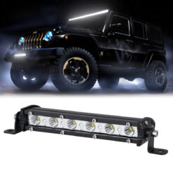 Alternative view of GloboStar® 85450 PRO Series Μπάρα Ίσια - Straight - DRL για Αυτοκίνητα & Φορτηγά LED CREE XBD 18W 1800lm DC 10-30V Αδιάβροχη IP65 Ψυχρό Λευκό 6000K