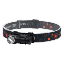 Alternative view of GloboStar® 79040 Φορητός Φακός Κεφαλής Επαναφορτιζόμενος LED Luminus SST20 10W 1000lm 30° Μοιρών με 1 x 16340 Μπαταρία 800mAh USB 2.0 3 Modes Αδιάβροχο IP54 Ψυχρό Λευκό 6000K