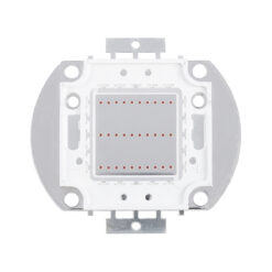 Alternative view of GloboStar® 73767 Υψηλής Ισχύος LED COB BRIDGELUX 30W 1500lm DC 20-24V - Μ5.5 x Π5.2 x Υ0.4cm - Κόκκινο - 2 Χρόνια Εγγύηση