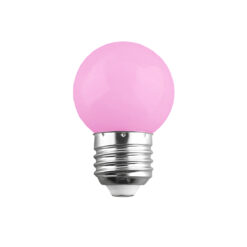 Alternative view of GloboStar® S-40009 Λάμπα LED E27 G45 Γλομπάκι 2W 120lm 260° AC 220-240V IP20 Φ4.5 x Υ6.9cm Ροζ - 2 Χρόνια Εγγύηση
