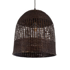 Alternative view of GLOBOSTAR® BORA-BORA 01736 Boho Κρεμαστό Φωτιστικό Οροφής με Ντουί 1 x E27 AC 220-240V IP20 - Καφέ - Μ42 x Π42 x Y44cm