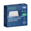 12W CCT Τετράγωνο 17x17cm Επιφανειακό LED Panel 1320lm V-TAC Cree Chip 6yrs Wty 104956VT