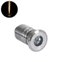 Alternative view of GLOBOSTAR® UNDERWATERDANI 90410 Υποβρύχιο Χωνευτό Σποτ για Σιντριβάνια/Πισίνες LED 1W 90lm 5° DC 24V Αδιάβροχο IP68 Θερμό Λευκό 2700K Dimmable - Bridgelux SMD Chip - Ανοξείδωτο Ατσάλι SS304 - Μ3 x Π3 x Υ5cm / Q2.5cm - 3 Χρόνια Εγγύηση