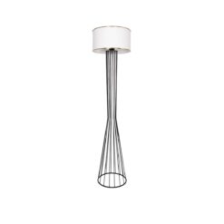 Alternative view of GLOBOSTAR® NOVA 201-0036 Μοντέρνο Επιδαπέδιο Φωτιστικό με Ντουί 1 x E27 AC 220-240V IP20 - Μαύρο & Λευκό - Μ36 x Π36 x Υ148cm
