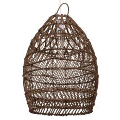 Alternative view of GLOBOSTAR® TAHITI 00711 Boho Κρεμαστό Φωτιστικό Οροφής με Ντουί 1 x E27 AC 220-240V IP20 - Καφέ - Μ38 x Π38 x Υ50cm